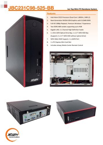 JBC231C98-525-BB - Jetway Computer