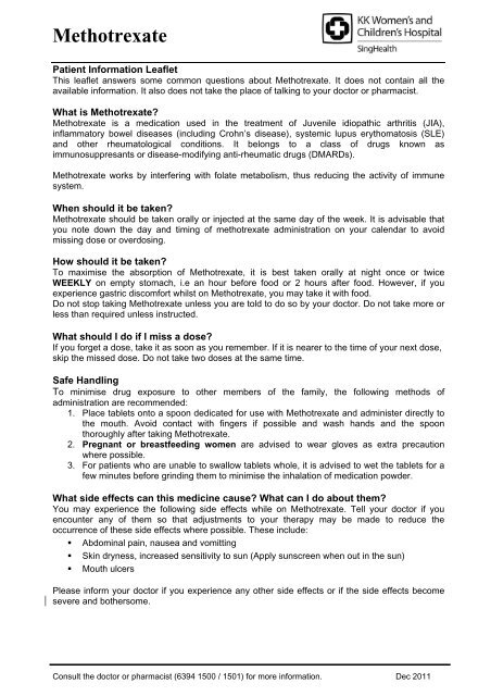 Methotrexate