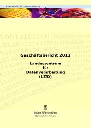 Geschäftsbericht des LZfD - Oberfinanzdirektion Karlsruhe