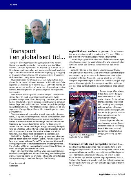 2006-2 Logistikk Nettverk - Schenker