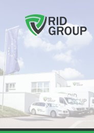 Firmenbroschuere RID GROUP, Erbach