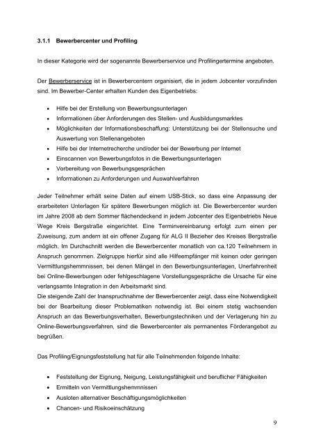 Eingliederungsbericht Landkreis Bergstraße - jobcenter | SGB II ...