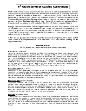 homewood mid higher education analyzing assignment homewood central institution perusing assignment