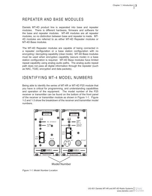 MT-4R and MT-4D P25 Digital and Analog Radio Systems - Daniels ...