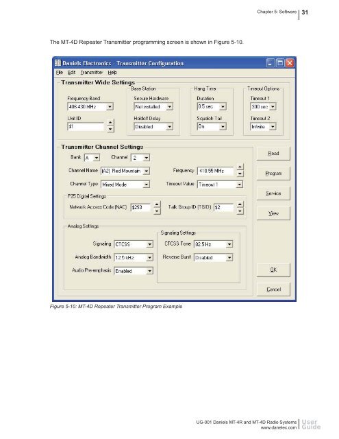 MT-4R and MT-4D P25 Digital and Analog Radio Systems - Daniels ...