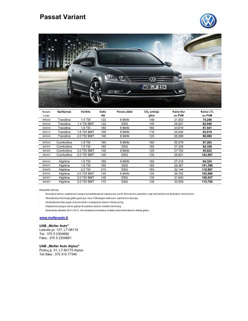 Passat Variant - Moller Auto