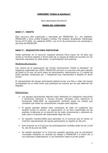 Bases legales - Diario As