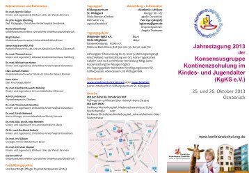 Flyer - Konsensusgruppe Kontinenzschulung