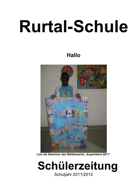 Scha Lerzeitung Rurtal Schule