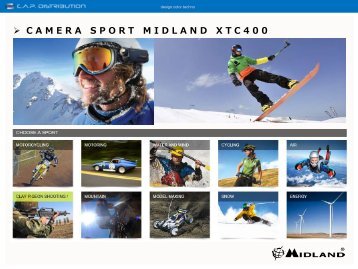 Nouvelle camÃ©ra sport Midland XTC 400 - SDE Distribution SDE ...