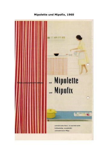 Mipolette und Mipofix, 1960 - Kunststoff Museum Troisdorf