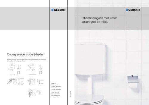 Geberit - Opbouwreservoirs - Warmteservice