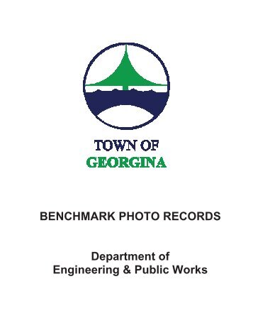 2011 FINAL Benchmark Photo Record - Town of Georgina