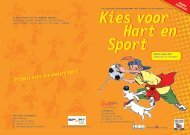 Probeer eens een andere sport - kies je sport