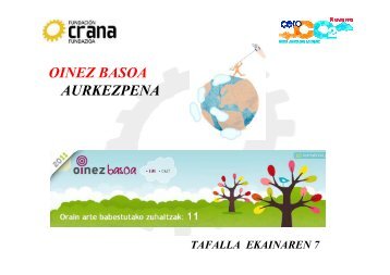 PresentaciÃ³n - CRANA - Oinez Basoa