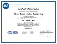 ISO 9001:2008 - Chem-Trend