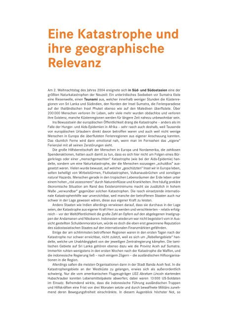 Physische Geographie und Humangeographie - Spektrum der ...