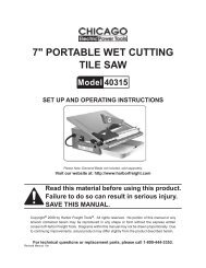 14â€ GAS PORTABLE CUT OFF SAW - Harbor 