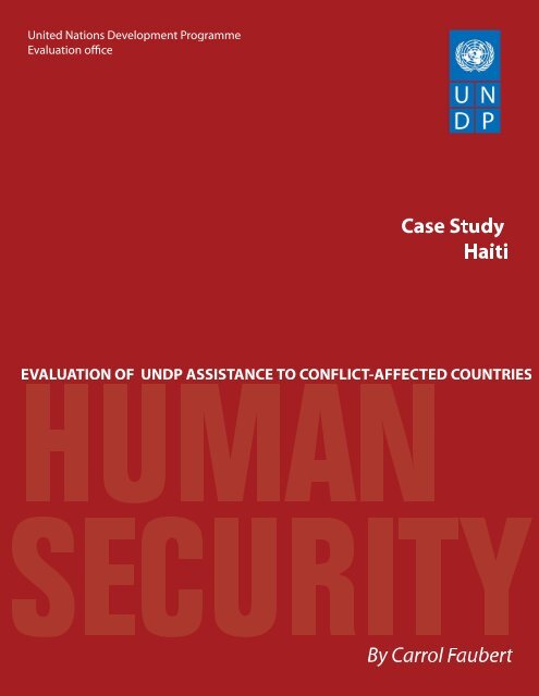 case study Haiti - United Nations Development Programme