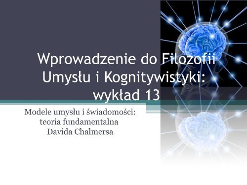 Qualia - Filozofia UmysÅu i Kognitywistyka