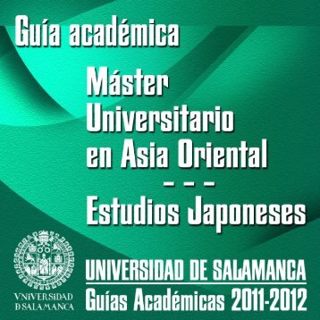Asignaturas (GuÃ­a AcadÃ©mica) - Universidad de Salamanca