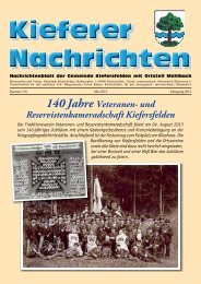 140 Jahre Veteranen- und Reservistenkameradschaft Kiefersfelden