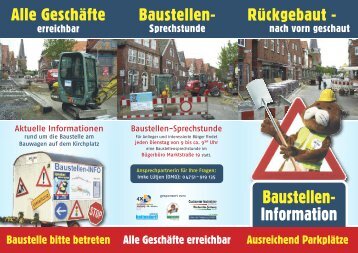 Baustellen- Information