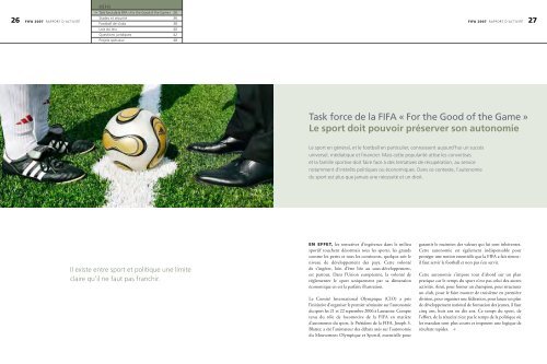 Rapport d'activité 2007 - FIFA.com