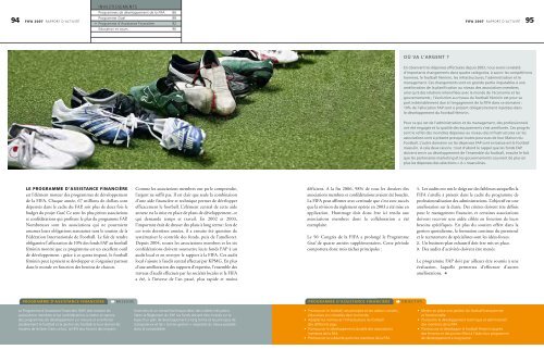 Rapport d'activité 2007 - FIFA.com