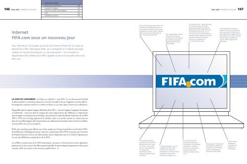 Rapport d'activité 2007 - FIFA.com