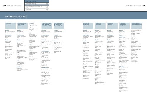 Rapport d'activité 2007 - FIFA.com