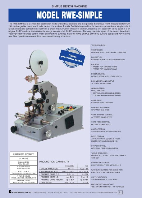 MODEL RWE-SIMPLE - Stator Service Polska