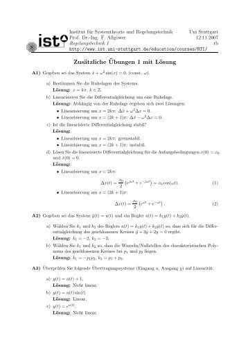 ZusÃ¤tzlicheÂ¨Ubungen 1 mit LÃ¶sung - uni-stuttgart