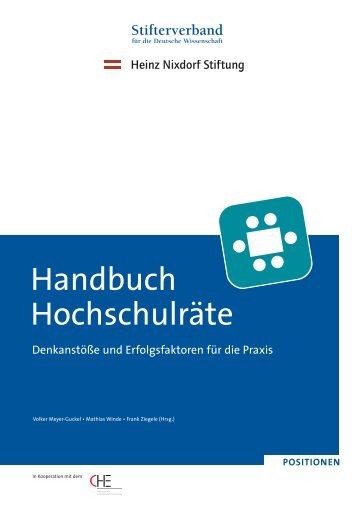 Handbuch Hochschulräte - Centrum für Hochschulentwicklung