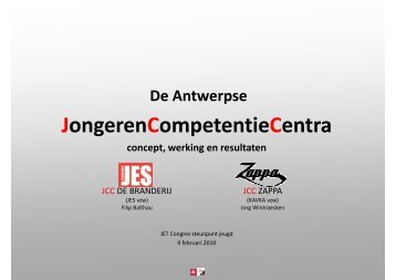 JET-competentiebeleid-presentatie JCC Zappa ... - Steunpunt Jeugd