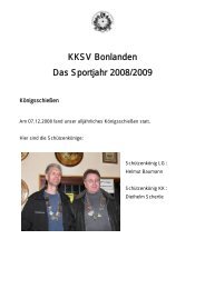 Das Wettkampfjahr 2008 / 2009