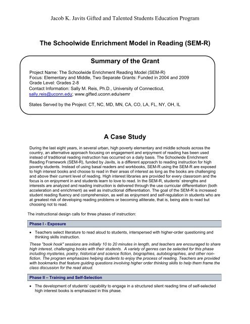 Advanced Readers At Risk: Rescuing an Underserved ... - NAGC