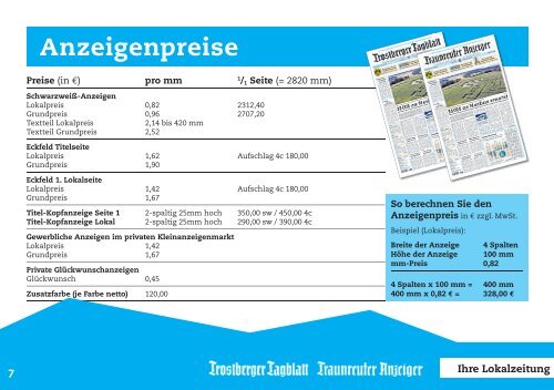 Mediadaten 2011 - Chiemgau Online