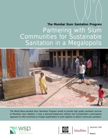 The Mumbai Slum Sanitation Program - Development