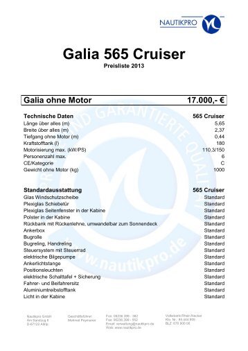 Galia 565 Cruiser