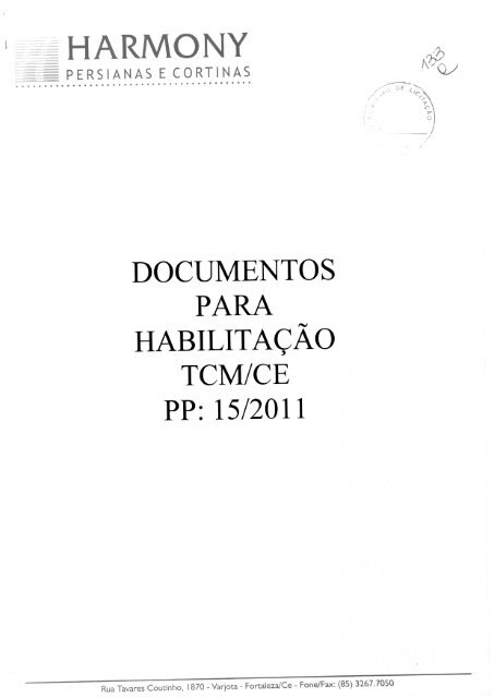 Processo LicitatÃ³rio - TCM-CE