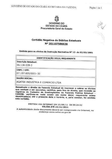 Processo LicitatÃ³rio - TCM-CE