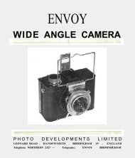 WIDE ANGLE CAMERA - Photographic Memorabilia