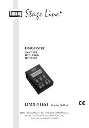 DMX-TESTER - Monacor