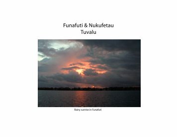 Funafuti & Nukufetau Tuvalu - Sail Billabong