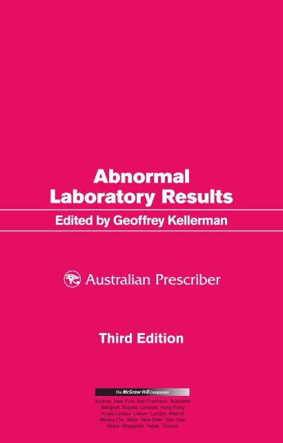 Abnormal Laboratory Results - McGraw-Hill Australia