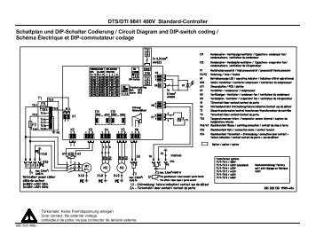 DTS/DTI 9841 400V Standard-Controller Schaltplan ... - Pfannenberg