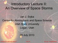 Introductory Lecture II: An Overview of Space Storms