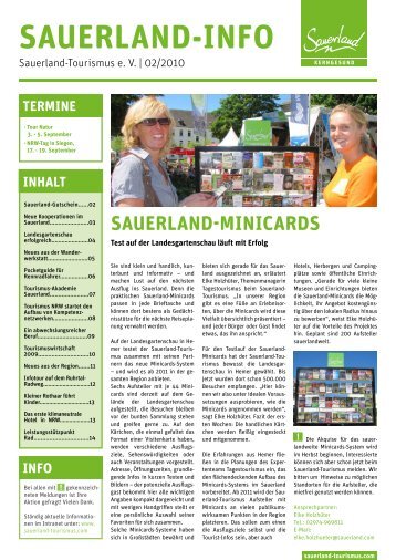 SAUERLAND-INFO - Sauerland-Tourismus