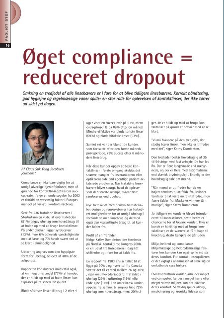 Ãget compliance = reduceret dropout